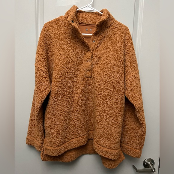 Aerie Cloud Sherpa Oversized Pullover - Picture 1 of 6